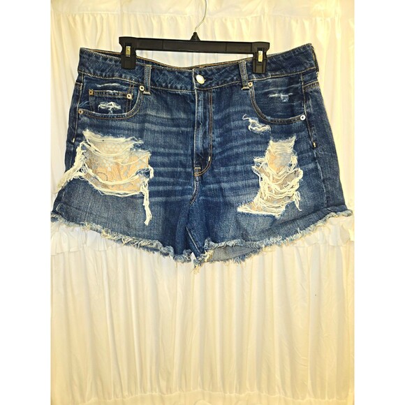 American Eagle Outfitters Pants - American Eagle Outfitters Women's Hi-Rise Festival Distressed Cut Off Shorts 18